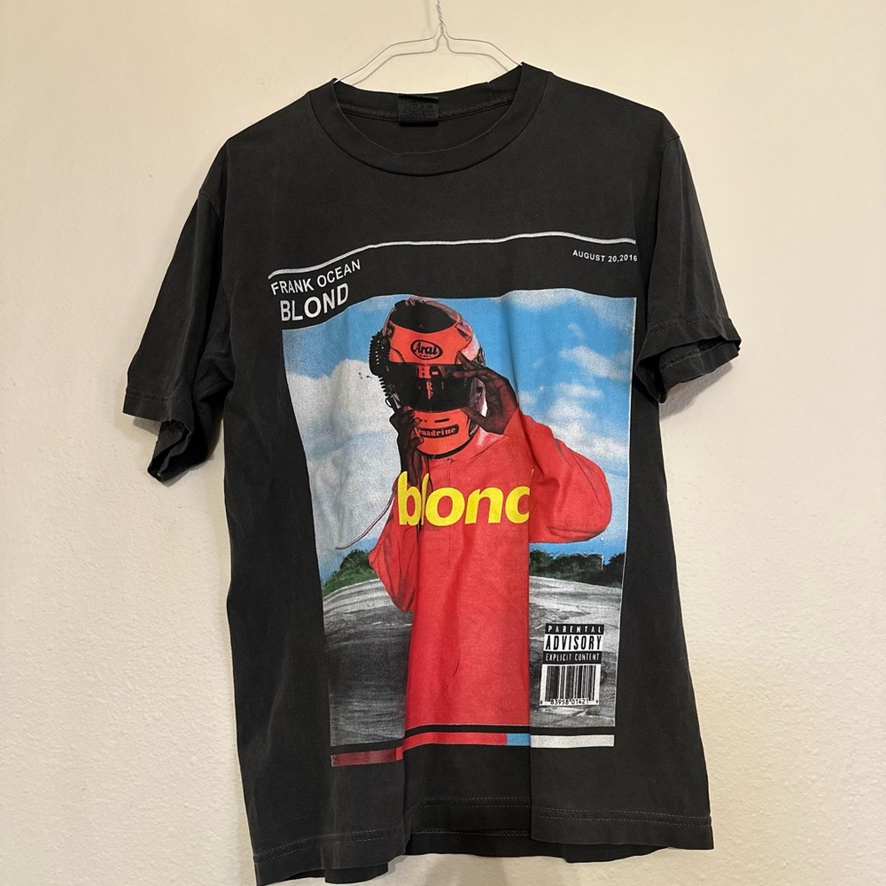 Frank Ocean Blond T-shirt faded Black in Size L